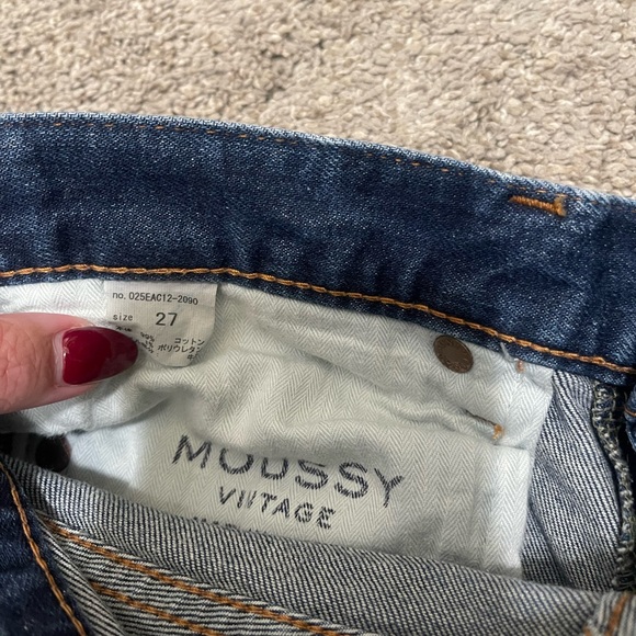 Moussy Vintage Dark Blue Skinny Jeans - Picture 5 of 7
